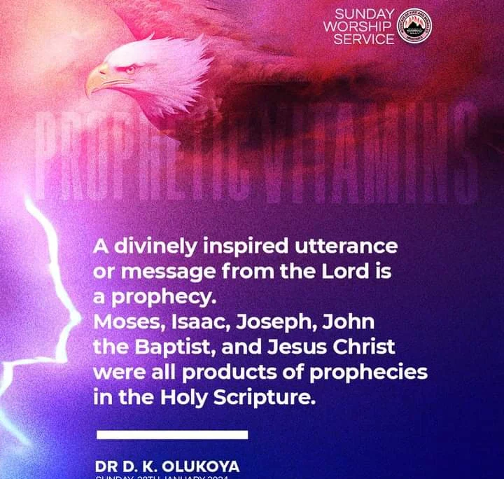 Dr Dk Olukoya Reveals What You Need To Do To Prophesy