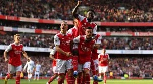 Arsenal thrashed Sheffield United 6:0 in the Premier League