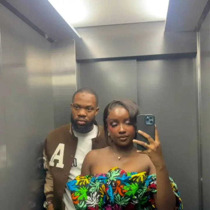 Saskay shares loved-up video with her boyfriend, Chef Derin amid cheating allegations