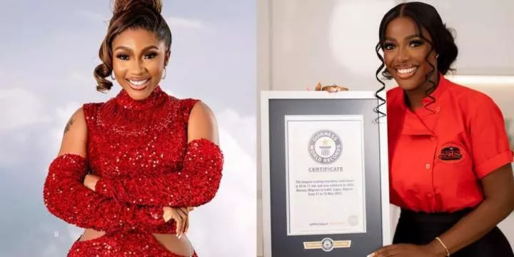 "Who sent you to speak on her behalf? Clout chaser"- Reactions as Mercy Eke slams Guinness World Record over their message to Hilda Baci