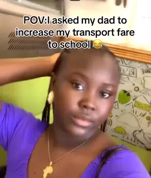 'Justice for fathers' - Daughter requests for N45k transport fare from father, he reacts