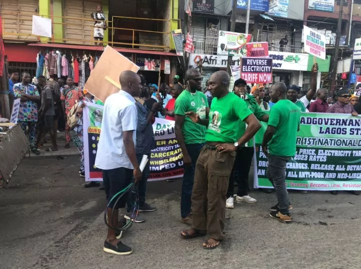 #FearlessOctober: Protesters gather in Lagos amid tight security