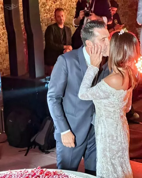 Buffon and Ilaria D'Amico's wedding