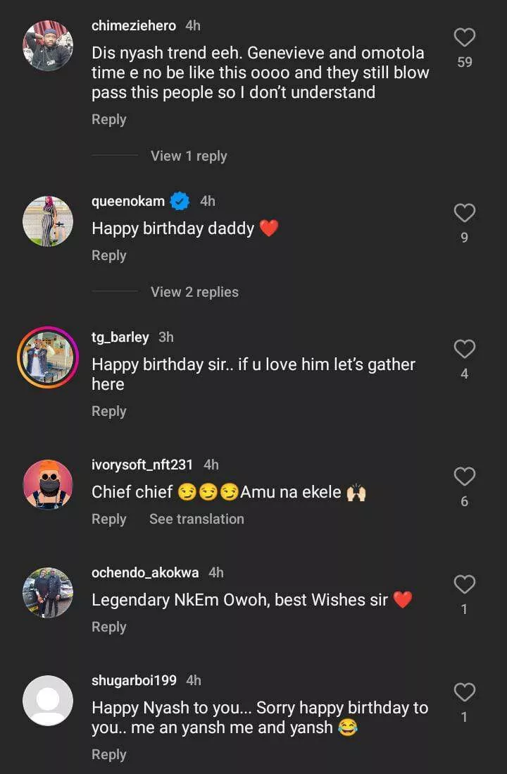 'Nyash welcoming, make una pity...' - Nosa Rex reacts as Nkem Owoh gets special on-set birthday celebration