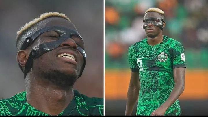 The real reason why Nigeria star Victor Osimhen still wears a mask during matches