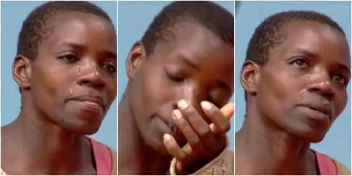 Lady breaks down in tears as she shares how she ended up with five children for different fathers