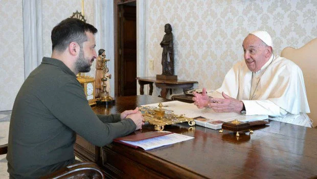 Milei, Bezos, Zelensky ... the Pope's big meetings in 2024