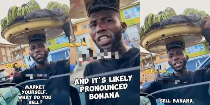 Brilliant hawker floors bus passengers, says 'banana' is pronounced 'bonana', reveals botanical name