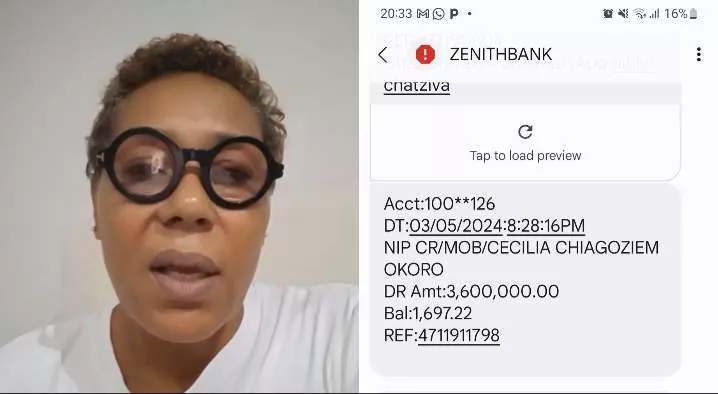 Fraudsters Just Wiped N3.6m From My Zenith Account - Nollywood Actress Shan George Cries Out To EFCC, Police