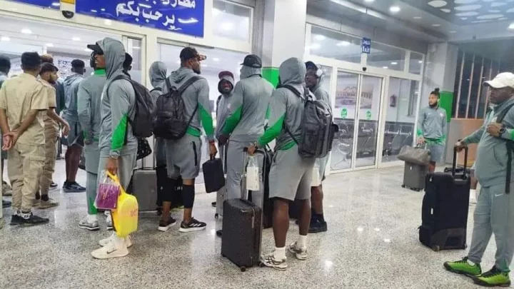 Libyan government bows to pressure, clears Nigerian flight to return Super Eagles players home after 14-hour detention