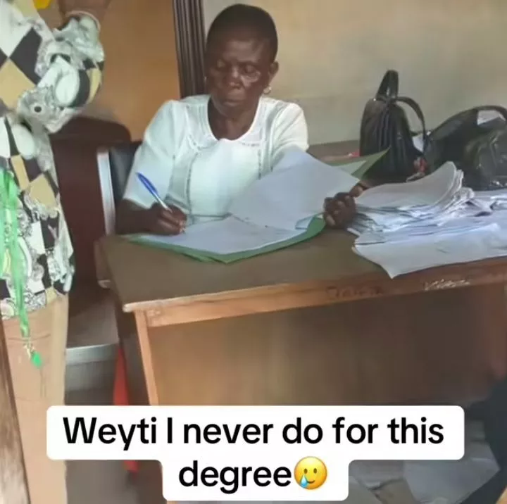 Video shows female student fanning lecturer in her office