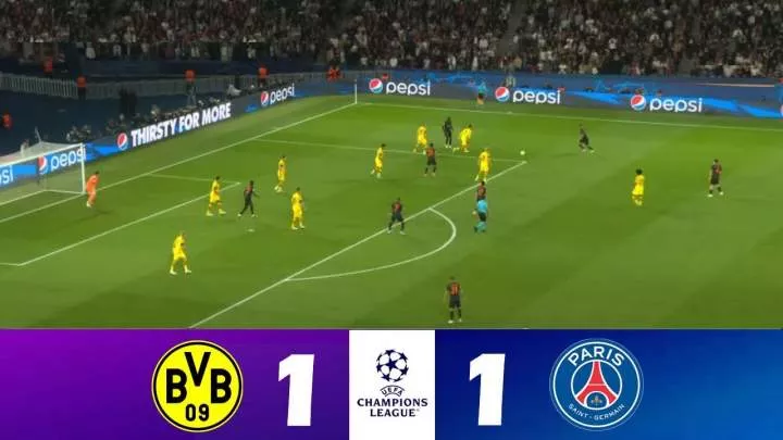 Borussia Dortmund 1 - 1 Paris Saint-Germain (Dec-13-2023) Champions League Highlights