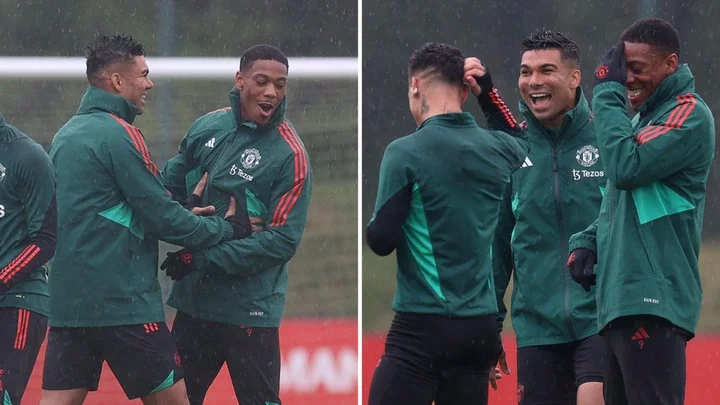 Man Utd's biggest wildcard ahead of the FA Cup final looks in great spirits in training, he's not played for months