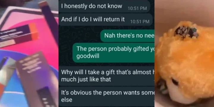 Man celebrates ex-girlfriend who rejected gifts from anonymous sender out of loyalty to him