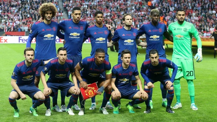 Man Utd's Starting Lineup in Last Europa League Final Win Man Utd's Starting Lineup in Last Europa League Final Win