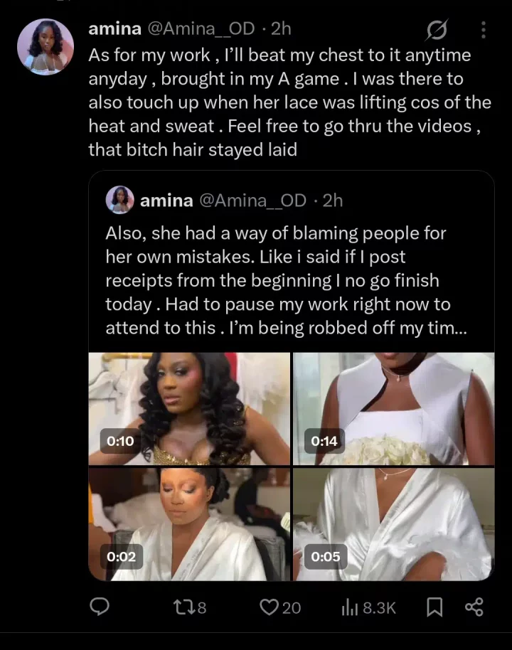 Bride, bridesmaids dragged for owing hairstylist 511k after 6:30am-9pm work