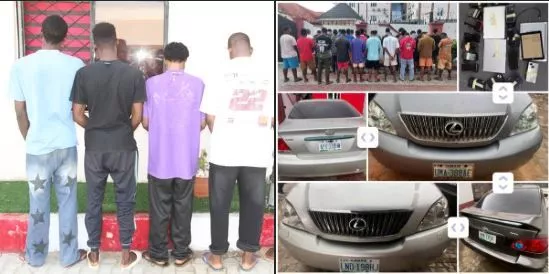 EFCC Arrests 30 Suspected Internet Fraudsters in Abia State, Five in Kano