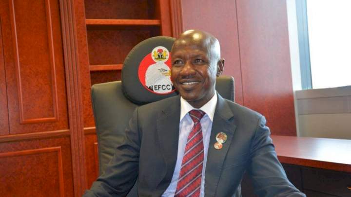 Former EFCC Chairman, Ibrahim Magu promoted to AIG before retirement