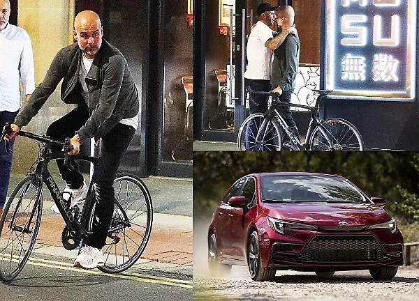 City Boss Guardiola Rode A $28k Bike That Cost As Much As Corolla During His Meeting With Walker