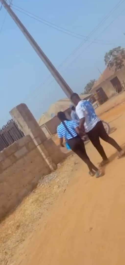 Man who spent over N500k on girlfriend's birthday, strips her of iPhone he bought for her after finding out she cheated on him (Video)