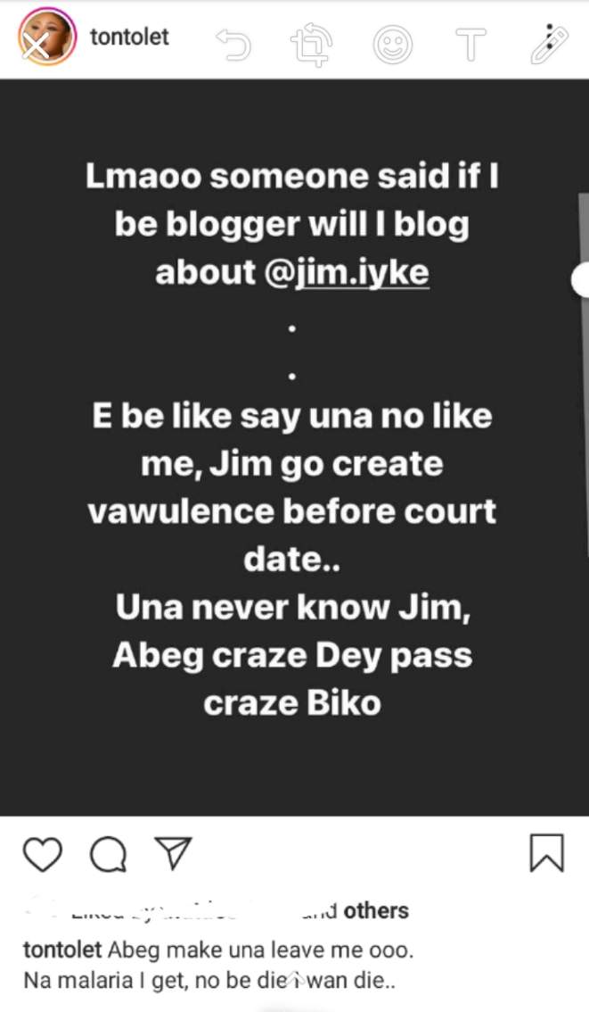 I never wan die abeg - Tonto Dikeh says as she reveals the celebrity she would never blog about