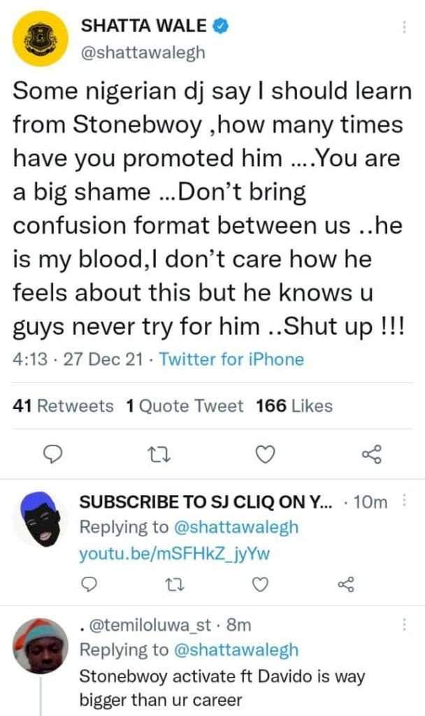 Shatta Wale continues to drag Nigerian singers, emphasizes on Ghanaian's influence on Naija music