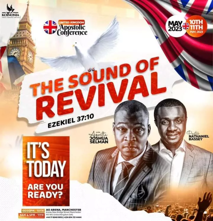 Apostle Joshua Selman trends as he shuts down the biggest indoor arena in the UK (videos)