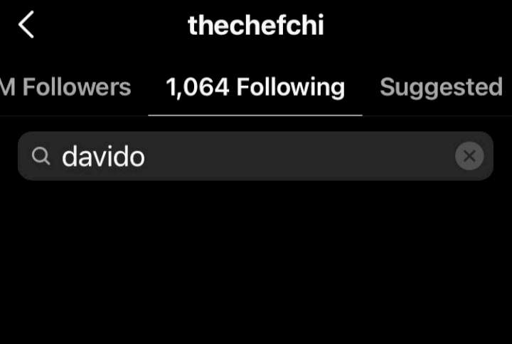 Davido and Chioma unfollow one another on Instagram amidst Ubi Franklin 'nanny' saga