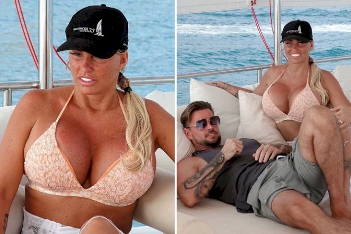Katie Price reveals the results of her 13th boob job, the biggest ever she has done (photos)