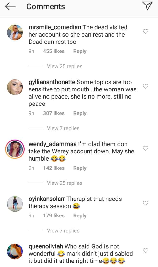 Blessing Okoro loses IG account after announcing herself as official therapist of IVD