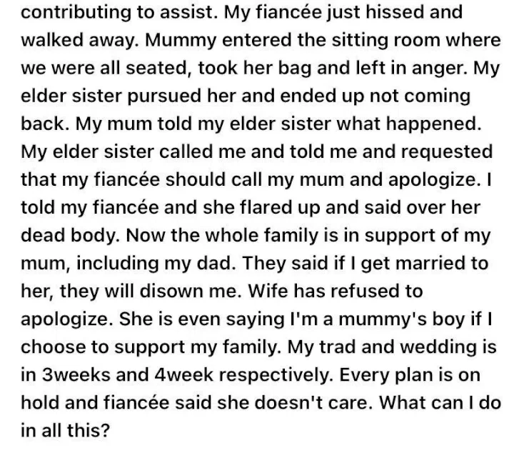 Man seeks advice as in-laws impose over N6M wedding expenses after paying N1.2M for fiancee's parent's marriage