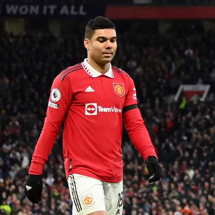 EPL: Man Utd take decision on appealing Casemiro's red card