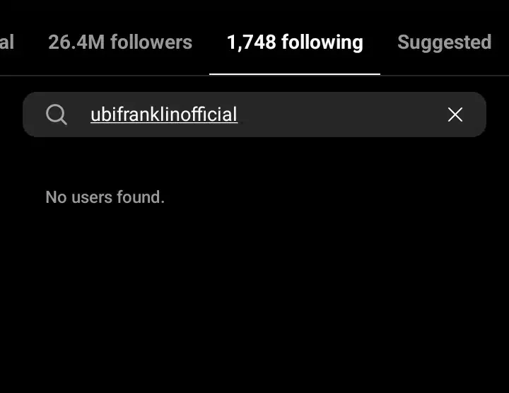 Ubi Franklin reacts after Davido unfollowed him on Instagram