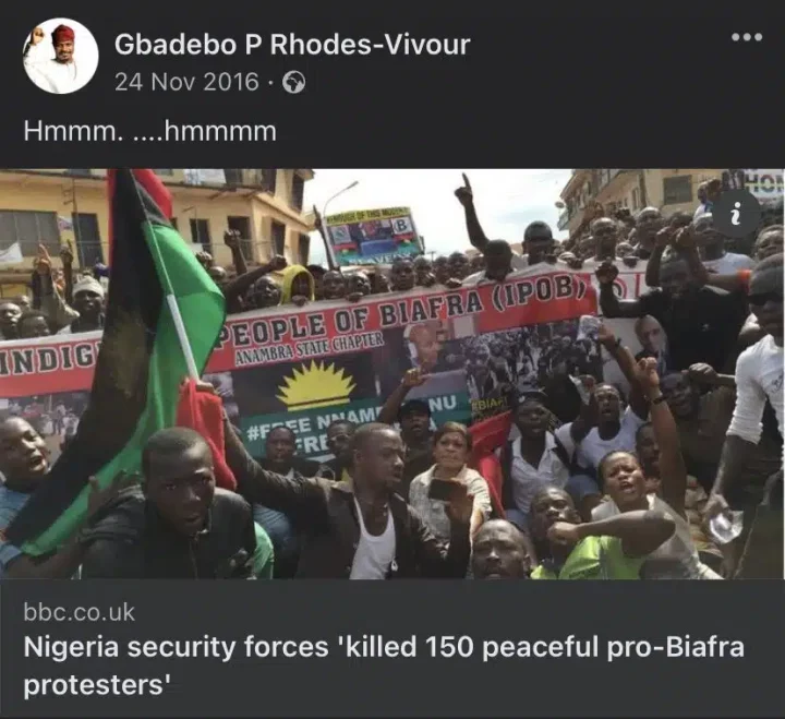 IPOB Apologist: Old tweets of Lagos Governorship candidate, Gbadebo Rhodes-Vivour exhumed