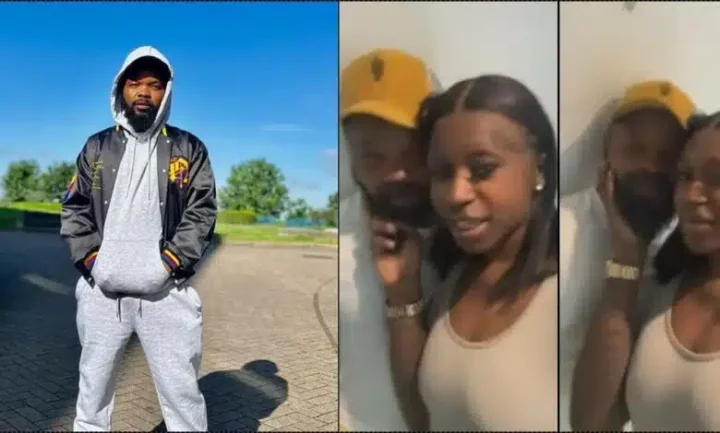 "Finally, he found love" - Speculations as Nedu is spotted with mystery lady (Video)