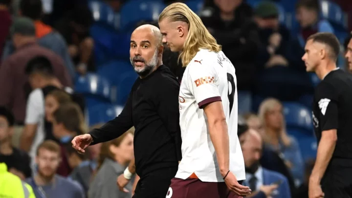 EPL: Why I clashed with Haaland during 3-0 win at Burnley - Guardiola