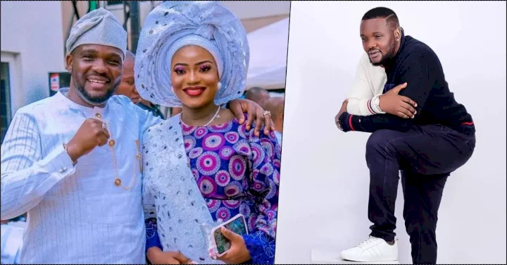 "He used me" - Yomi Fabiyi's wife cries out as she hints at marriage crash