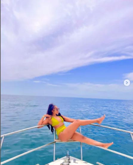 Actress,  Sharon Ooja shares swimsuit photos as she vacations in Spain 