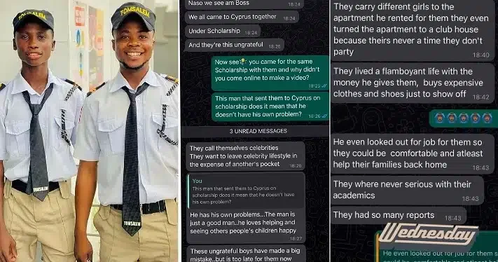 Chats leak as Nigerian man living in Cyprus exposes Happie Boys