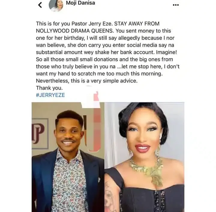 'Stay away from Nollywood drama queens' - Nigerian Journalist warns Pastor Jerry Eze