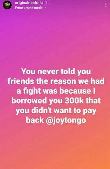 Cynthia Morgan calls out former record label boss, Jude Okoye and former manager Joy Tongo...again