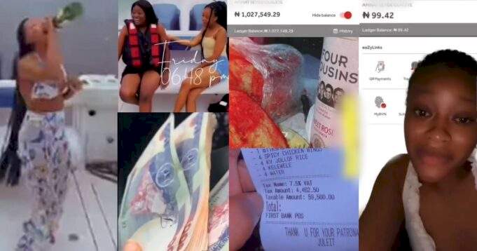 Young Nigerian Lady Tells How She Wasted Her First N1 Million On 'Pleasure' (Video)