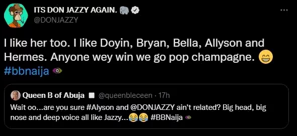 BBNaija: Don Jazzy lists 5 favorite housemates, reveals what he will do if any of them emerge as winner