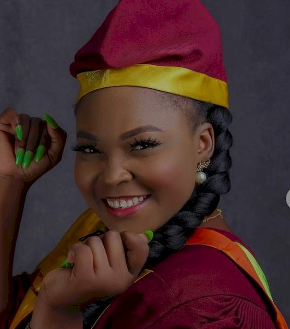 Actress and comedian, Kemi Ikuseedun 'Mummy wa' bags a Masters degree (Photo)