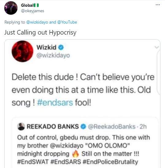 Wizkid under fire for promoting MIL series amid protest despite calling Reekado Banks 'animal' once