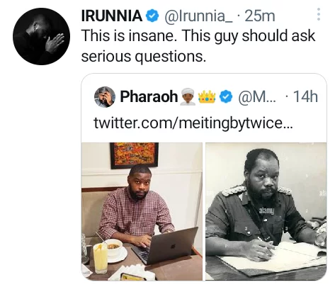 'You need to ask some serious questions' - Twitter users react over photo of Nigerian pharmacist who bears striking resemblance to Ojukwu