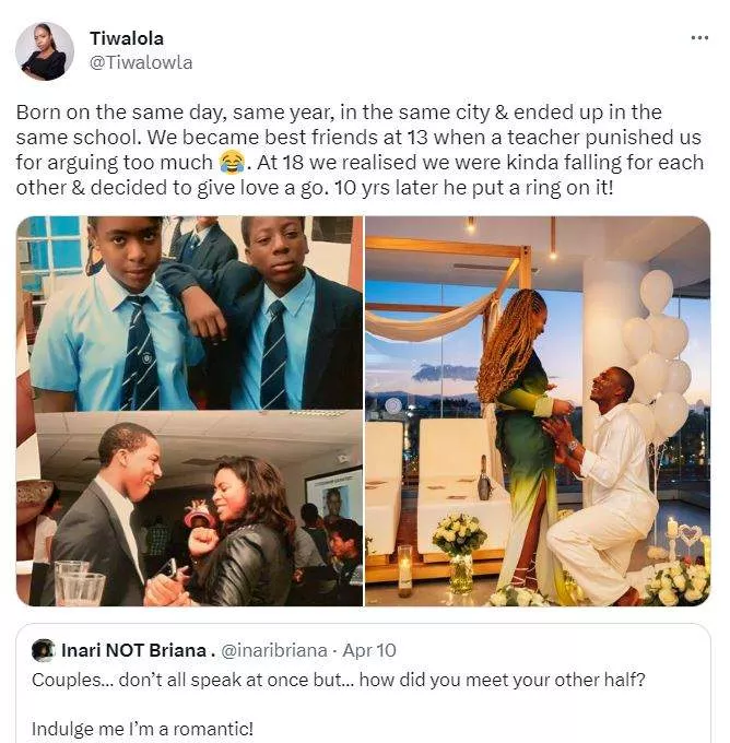 'We became best friends at 13, started falling for each other at 18...' - Nigerian lady shares beautiful love story