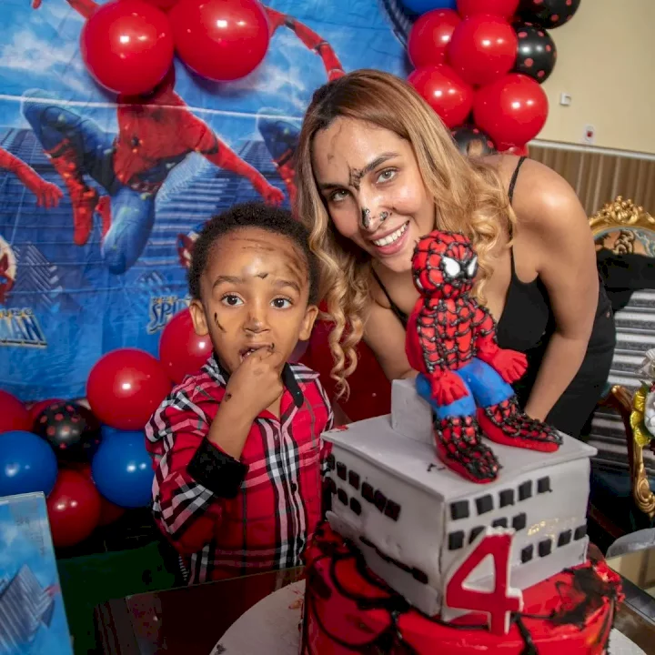 Billionaire, Ned Nwoko and wife, Laila, throw their son a birthday party (photos)