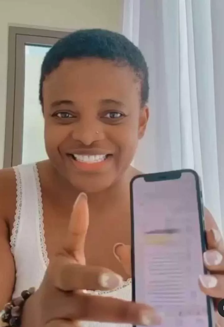 Married woman shares message sent to her husband by 38-yr-old lady offering to give him a second child (Video)