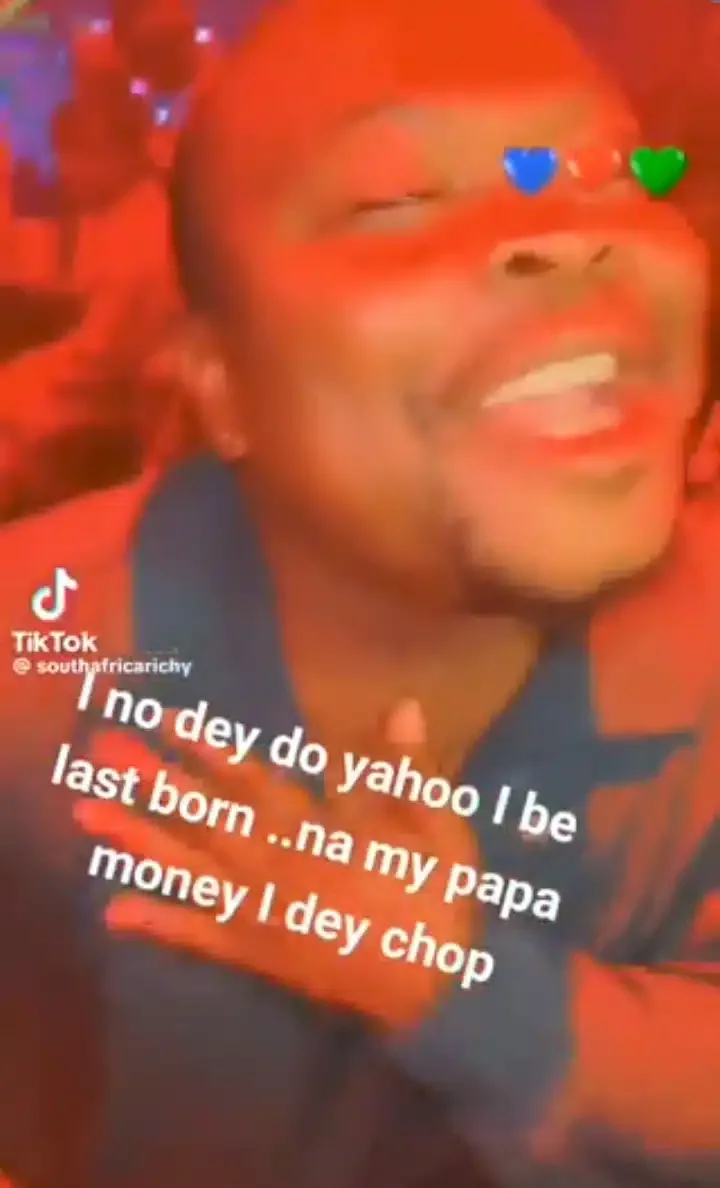 'I no dey do yahoo, na my papa money I dey chop' - Man says as he shuts down night club (Video)